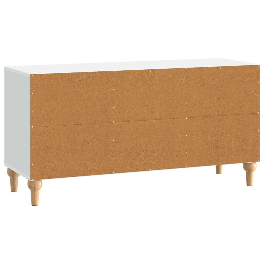 Mobile TV Bianco 99 x 34,5 x 50 cm Legno ingegnerizzato 894255