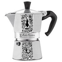 Bialetti Moka Express 90th Anniversary 0,13 L Nero, Argento, Bianco