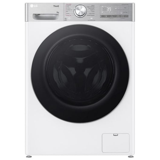 LG F4R9009TPWC Lavatrice 9kg Classe A -40% AI DD con Vapore