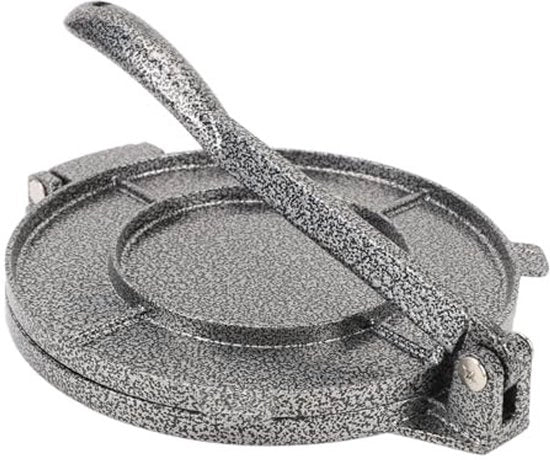 Fornitore di Tortilla Maker in Lega di Alluminio - Manuale - Faccia di Taco - Sostenibile - 20x16cm - Manico Robusto - Tortilla Maker