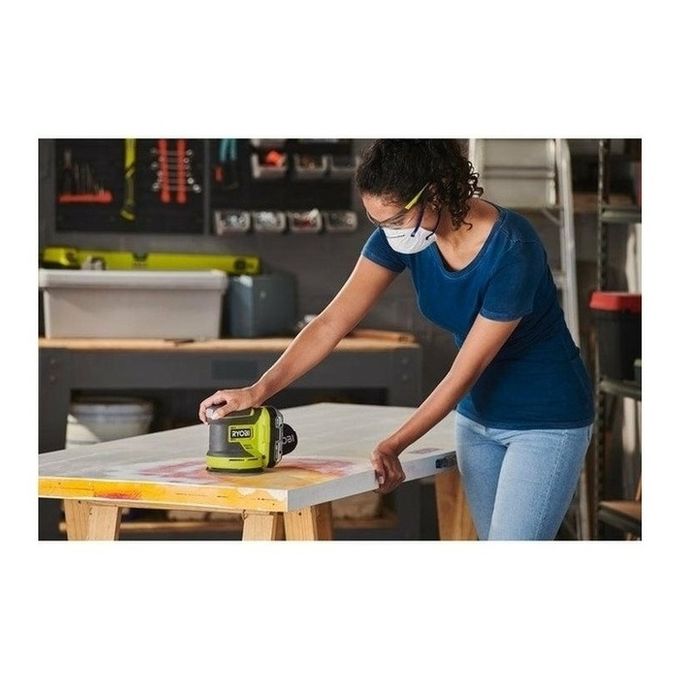 Ryobi RROS18-0 Levigatrice orbitale 20000 OPM Nero, Verde