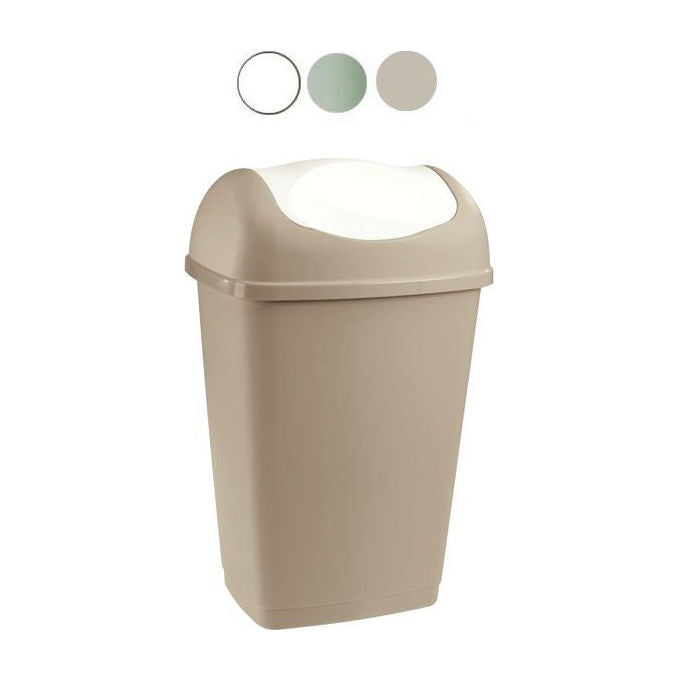 Tontarelli Pattumiera Basculante Grace 25 Litri Salvia