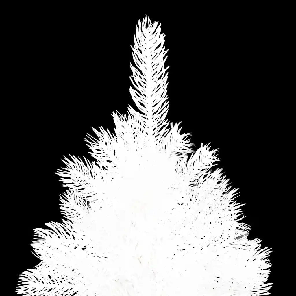Albero di Natale Preilluminato con Palline Bianco 240 cm PVC 3077550