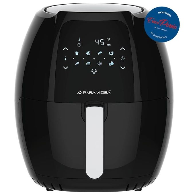 Pyramidea AF810B friggitrice Singolo 8 L Indipendente 1800 W Friggitrice ad aria calda Nero