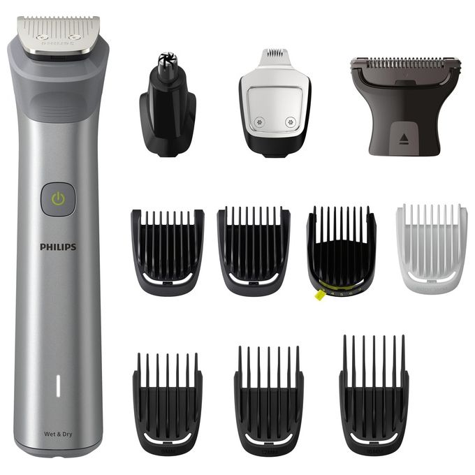Philips Multigroom Series 5000 rifinitore all-in-one 12 in 1 con 12 accessori per viso, testa e corpo MG5940/15