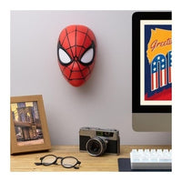 Paladone Spiderman Mask Light lampada da tavolo Rosso, Bianco