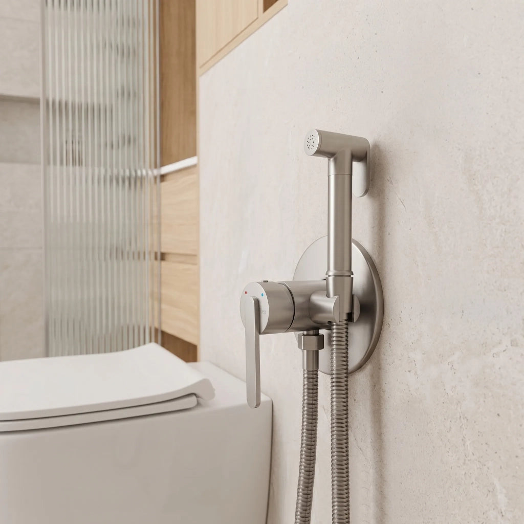 Rubinetto Bidet Rea Ontario Brush Nickel