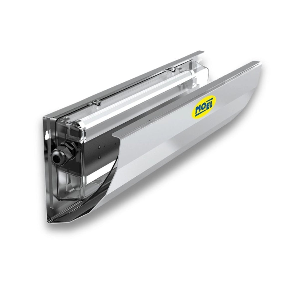 Lampada UV-A MO-FLY 30W Cattura Zanzare Mosche HACCP + 4 Piastre Collanti | MO-EL