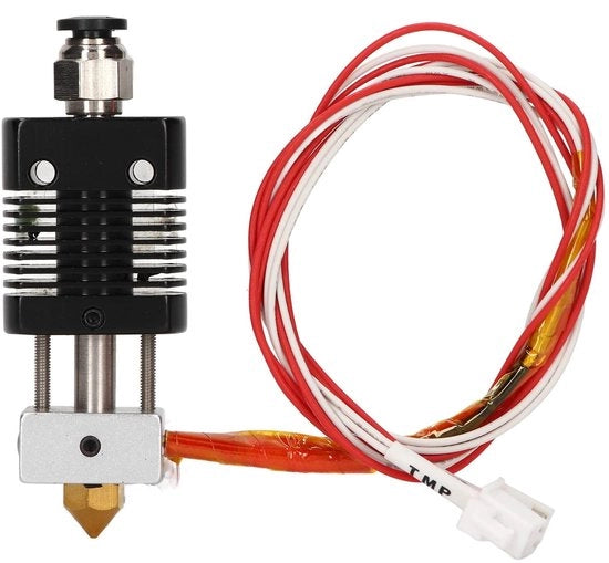 Kit di Testa Extrusione - 24V 40W Resistente al Calore - Blocco di Riscaldamento in Alluminio - Bocca di 0,4 mm - Adatto per Anet ET4 - Temperatura di Funzionamento fino a +260℃ - Testa di Riscaldamento per Stampante 3D