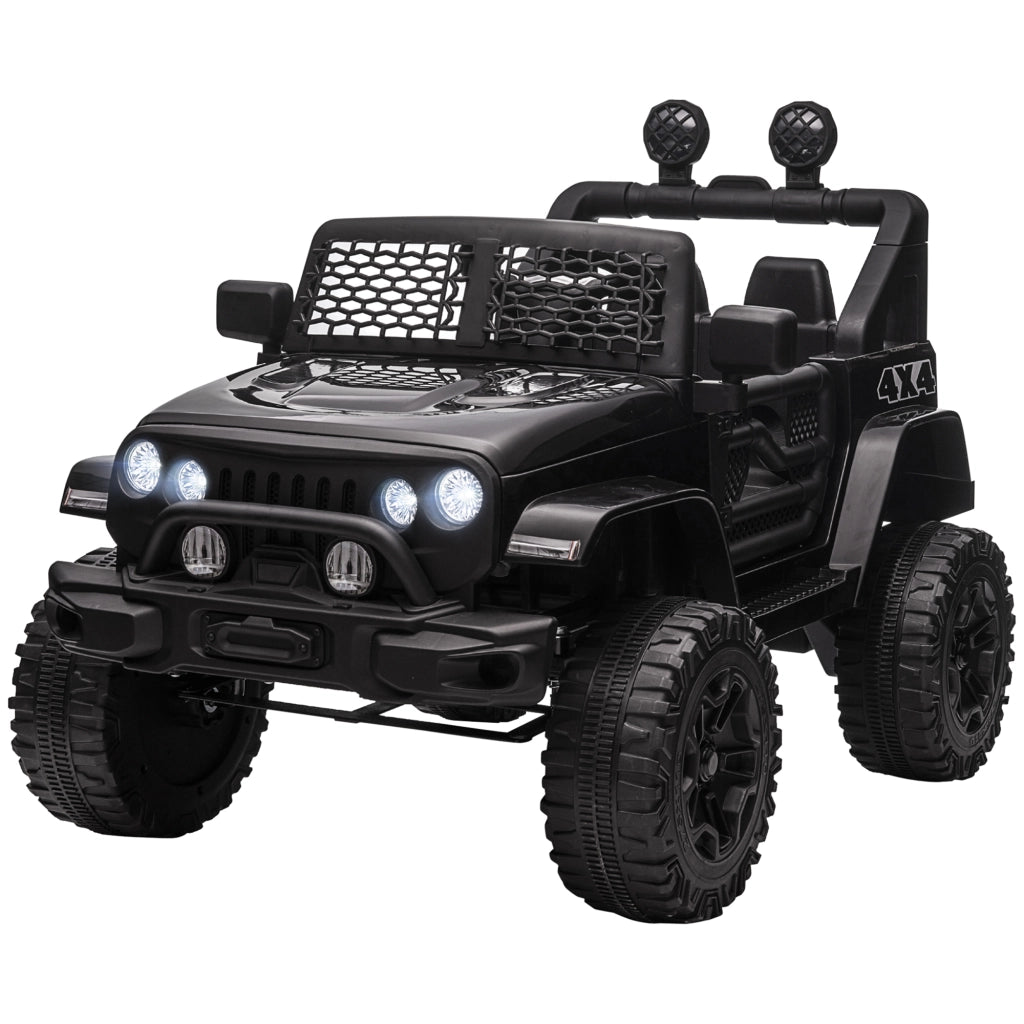 Macchina Elettrica per Bambini 3-6 Anni con Telecomando ¨C Zephmum ¨C Nero 100x64.2x71 cm