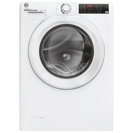 Hoover H-WASH 350 Lavatrice Slim 7kg, Classe A-10%, 1400 giri, Bianco, H3WP4474TAM6/1-S