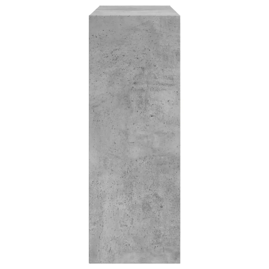 Scarpiera-Scaffale per scarpe Grigio Cemento 60x21x57 cm in Legno Multistrato