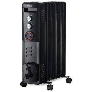 Argoclima WARM BLACK TT 9 Interno Bianco 2400 W Riscaldatore ambiente elettrico a olio