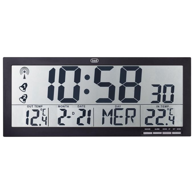 Trevi OM 3530 RC Orologio digitale Rettangolo Nero