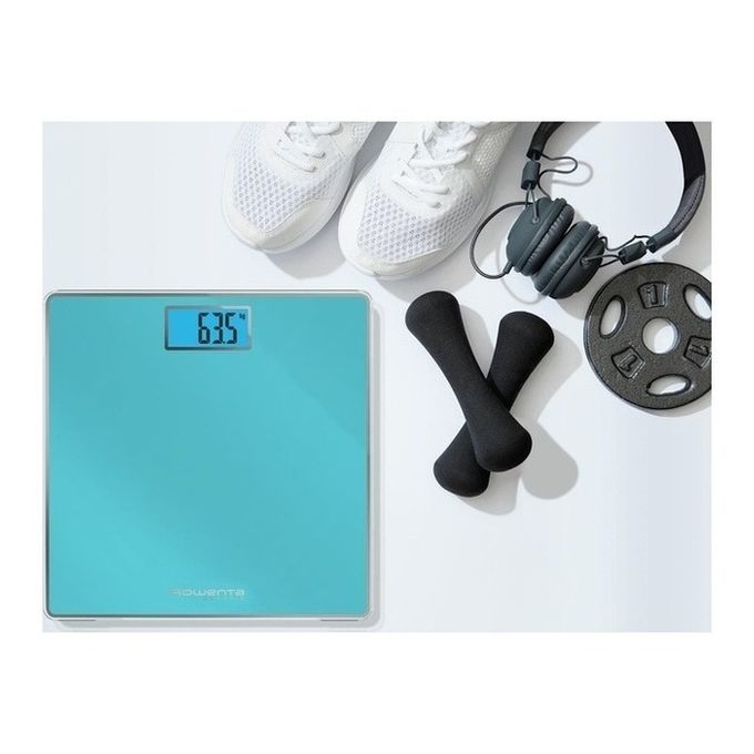 Rowenta Classic BS1503 Quadrato Turchese Bilancia pesapersone elettronica