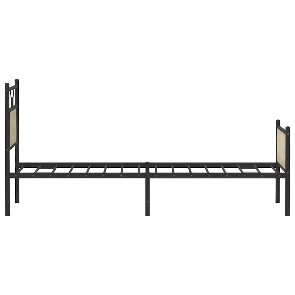 vidaXL Giroletto senza Materasso Rovere Sonoma 75x190 cm in Truciolato