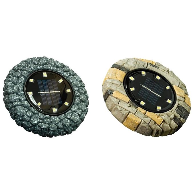 Maximus Lampada Solare Led Ground 2 Pezzi Gl089