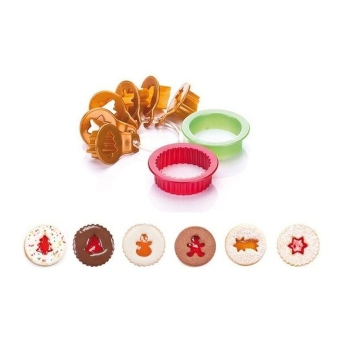 Tescoma 630912 formina per biscotti Verde, Rosso, Giallo