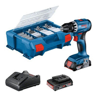 Bosch GSR 18V-45 Professional 500 Giri/min Senza chiave 900 g Nero, Blu