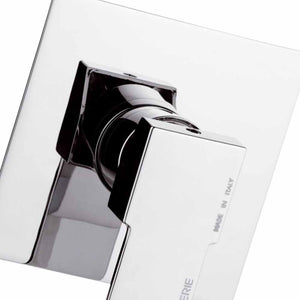 Rubinetto da incasso per vasca/doccia quadro - serie qubika