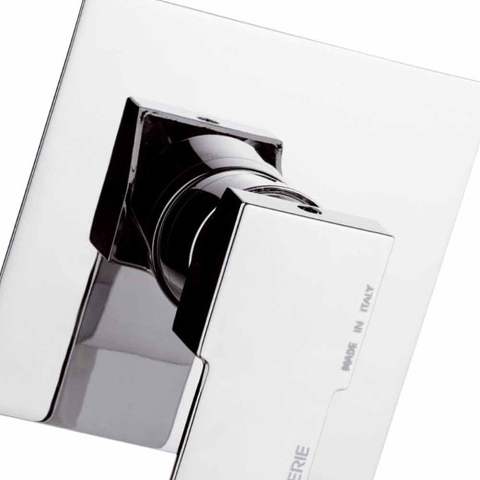 Rubinetto da incasso per vasca/doccia quadro - serie qubika