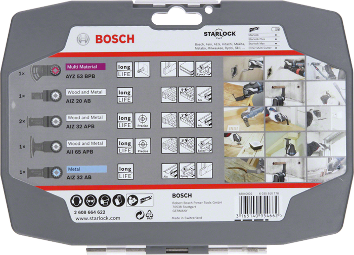 2608664622 - Set RB Starlock per elettricisti e cartongesso AIZ 53 BPB- AIZ 20 AB- AIZ 32 APB- tutti i 65 APB- AIZ AB