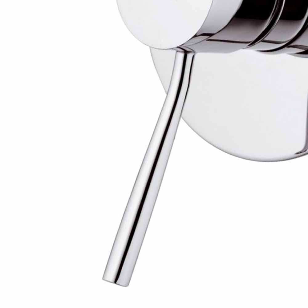 Rubinetto monocomando da incasso per doccia con piastra lusso serie minimal