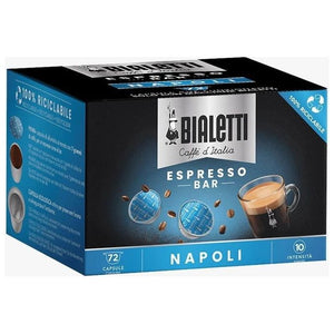 Bialetti Napoli Capsule caffè Tostatura scura 72 pz