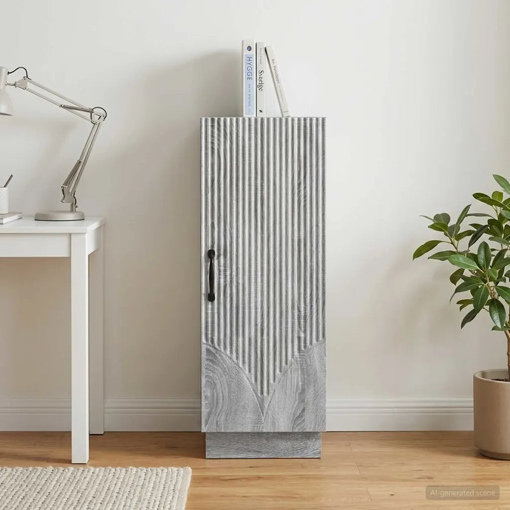 Credenza Grigio Sonoma 33 x 34,5 x 87 cm Legno ingegnerizzato 895291