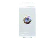 CONNETTORE TV/SAT AQUA- - ø mm.9,5 (7658.F) - 6 pezzi MARLANVIL