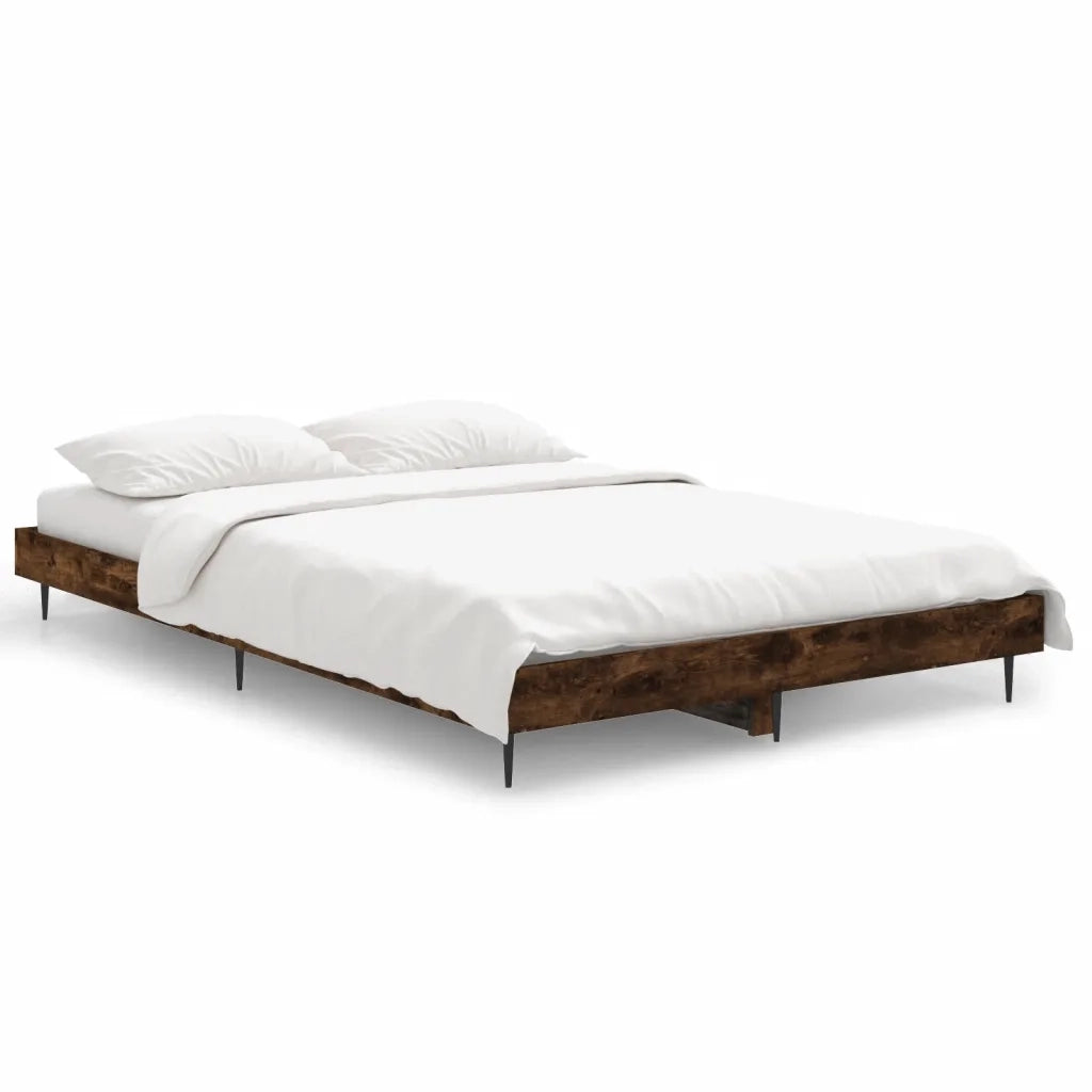 Giroletto senza Materasso Rovere Fumo 120x190 cm in Truciolato 832298
