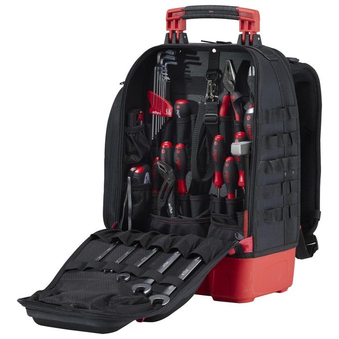 Wiha 45529 cassetta per attrezzi Nero, Rosso