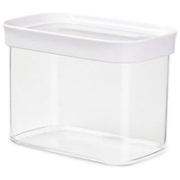 EMSA Optima Rettangolare Contenitore 1 L Trasparente, Bianco 1 pz