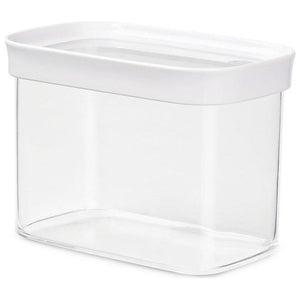 EMSA Optima Rettangolare Contenitore 1 L Trasparente, Bianco 1 pz