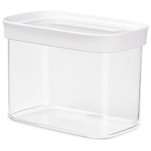 EMSA Optima Rettangolare Contenitore 1 L Trasparente, Bianco 1 pz