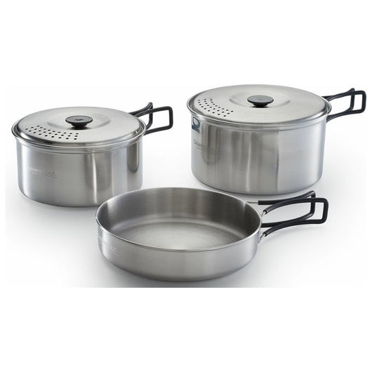 Campingaz 2197184 set di stoviglie da camping Acciaio inox