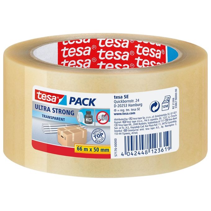 TESA 57176-00000 66 m PVC Trasparente