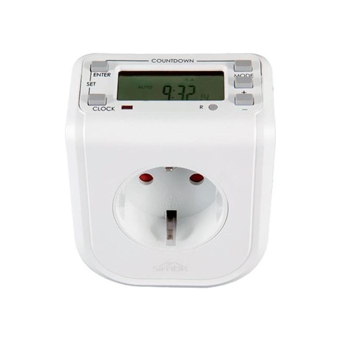 nuovaVideosuono 50141 timer elettrico Bianco