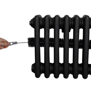 Termosifone Radiatore a 3 colonne per riscaldamento centralizzato Nero 30 x 119cm