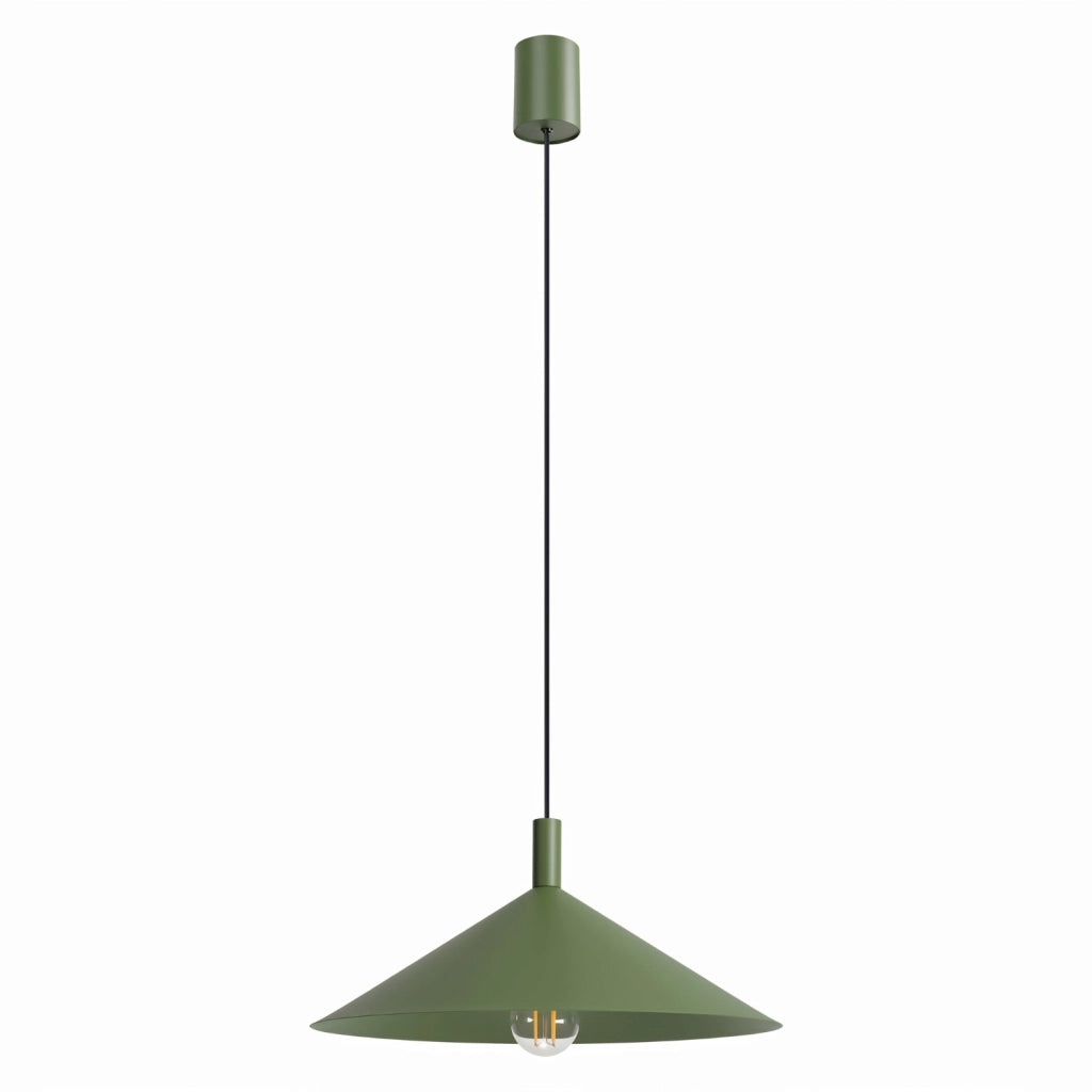 Lampada a sospensione NOX 40 verde oliva