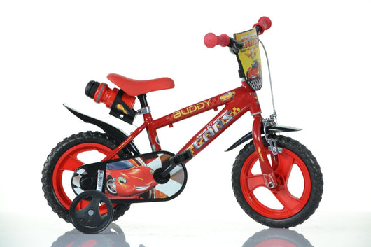 SCH CARS 12", bicicletta per bambini, bici bambino, adatta a bambini tra i 3 e i 5 anni, per altezza tra 85 e 105 cm, co
