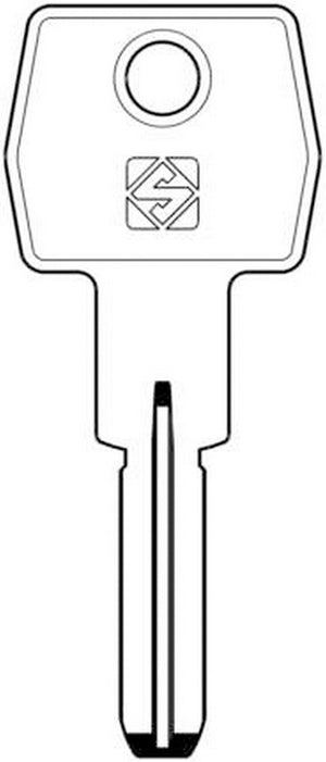 chiavi punzonate silca art. agb5 gr.6/1 olc cod:ferx.192