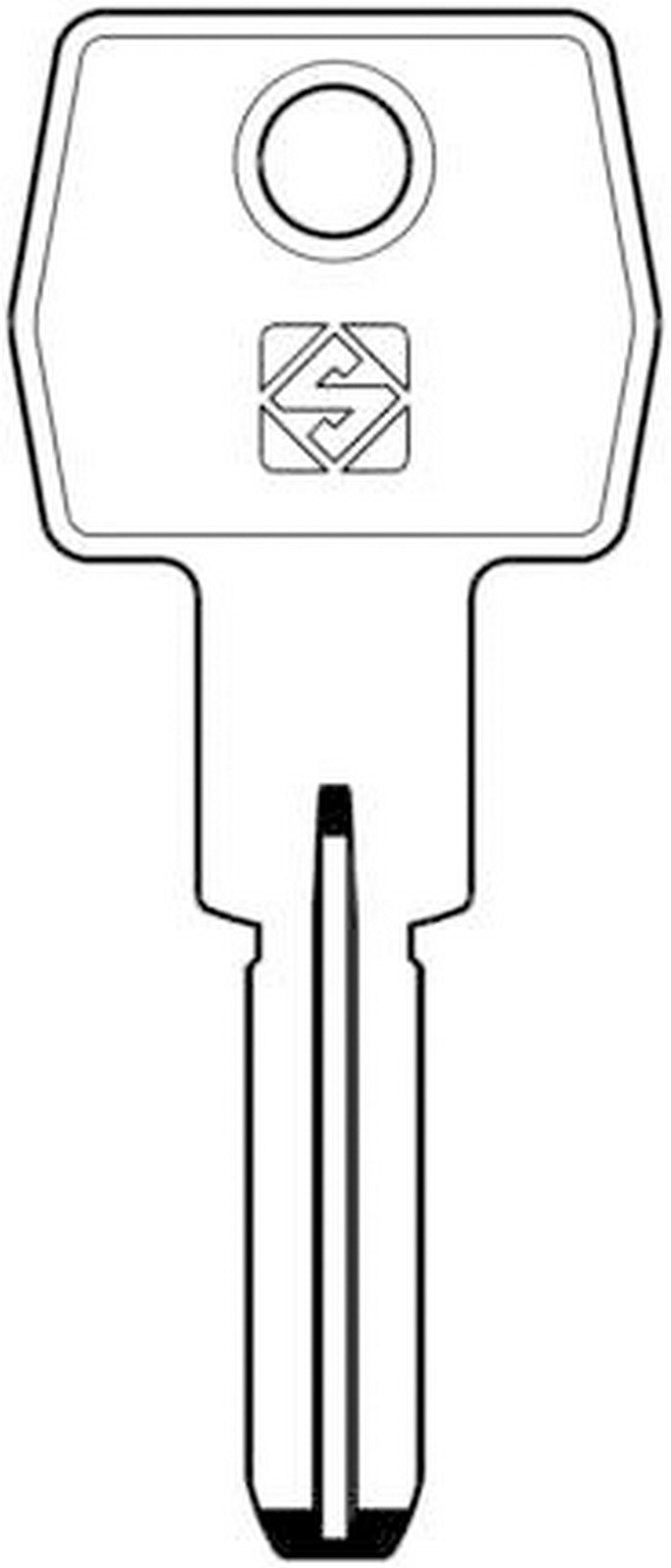 chiavi punzonate silca art. agb5 gr.6/1 olc cod:ferx.192