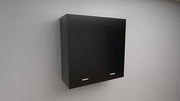 Pensile Scolapiatti H 90X L 90X P 33 Completo Di Scolapiatti In Acciaio Inox. Spedizione In Kit In Colore Nero