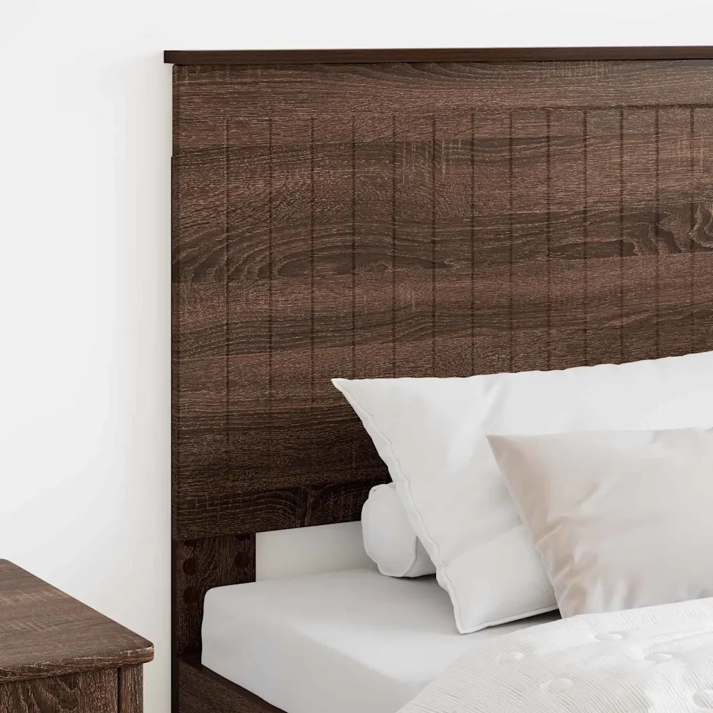 Testiera-Testata-Testiera Decorativa Rovere Marrone 90 cm Legno multistrato 164518