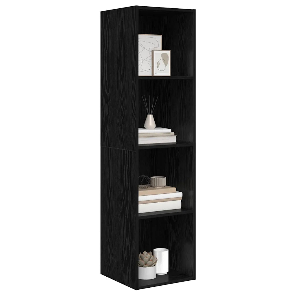 Set mobile TV Rovere Nero 37 x 37 x 142,5 cm Legno multistrato 875086