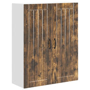 Pensile da cucina | Armadietto a muro LUCCA Rovere Fumo 80 x 31 x 100 cm