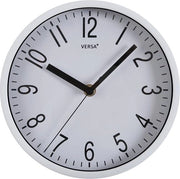 Orologio da Parete Versa Raven in Plastica con Cristallo 4,3 x 20 x 20 cm