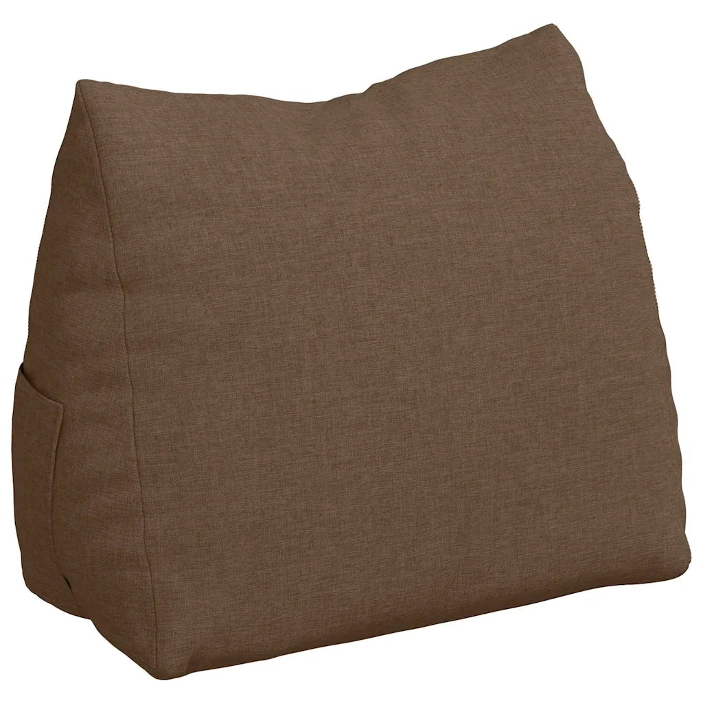 Cuscino per Schiena Marrone 45 x 20 x 35 cm Tessuto 42015006
