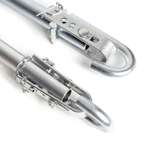 Barra da traino in 3 parti max 2000 kg con smorzamento per soccorso veicoli in panne